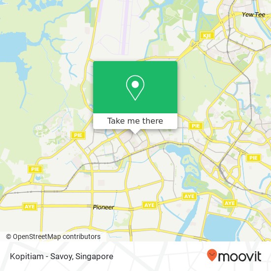 Kopitiam - Savoy, Singapore map