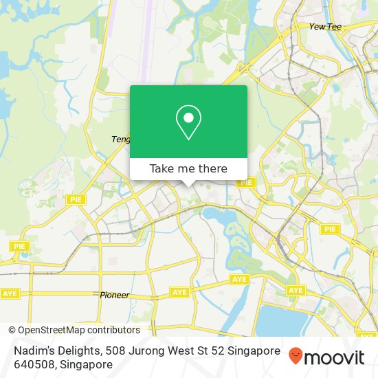 Nadim's Delights, 508 Jurong West St 52 Singapore 640508 map