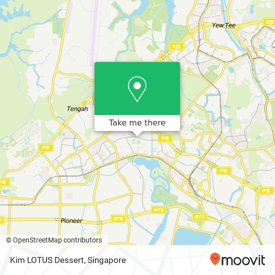 Kim LOTUS Dessert, Jurong West Ave 1 Singapore地图