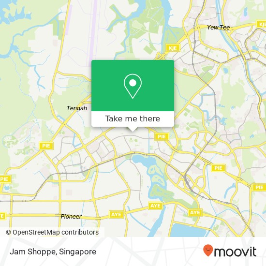 Jam Shoppe, Jurong West Ave 1 Singapore map