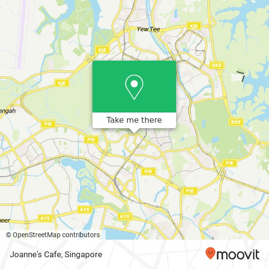 Joanne's Cafe, Bukit Batok West Ave 3 Singapore 659164 map