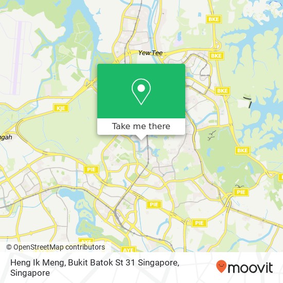 Heng Ik Meng, Bukit Batok St 31 Singapore地图