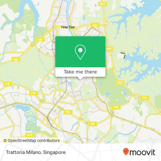 Trattoria Milano, 2 Chu Lin Rd Singapore 669889 map