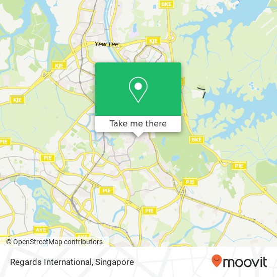 Regards International, Singapore map