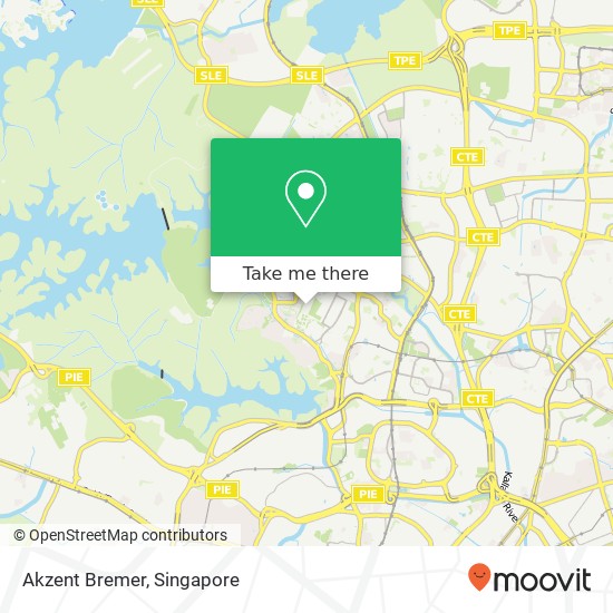 Akzent Bremer, Sin Ming Ln Singapore map