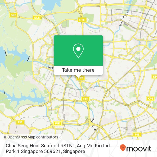 Chua Seng Huat Seafood RSTNT, Ang Mo Kio Ind Park 1 Singapore 569621地图