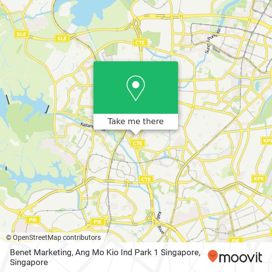 Benet Marketing, Ang Mo Kio Ind Park 1 Singapore map