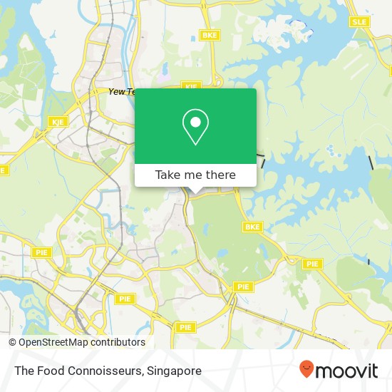 The Food Connoisseurs, Singapore map