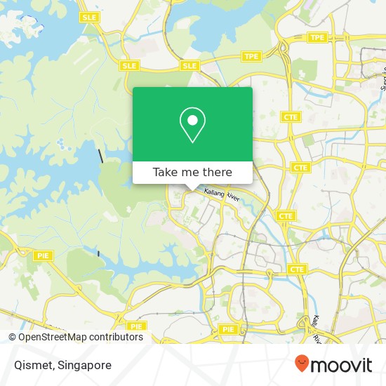 Qismet, Sin Ming Ave Singapore map