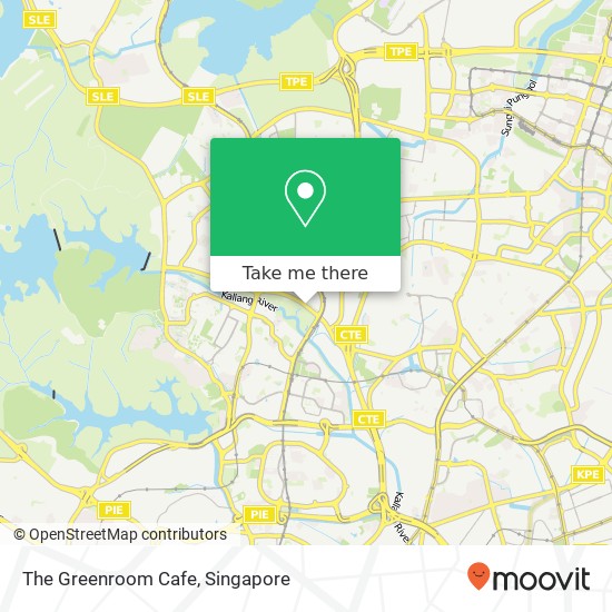 The Greenroom Cafe, Ang Mo Kio Ave 1 Singapore map