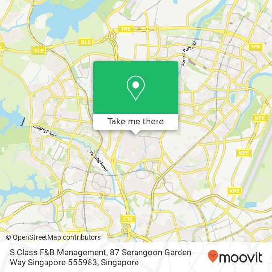 S Class F&B Management, 87 Serangoon Garden Way Singapore 555983地图