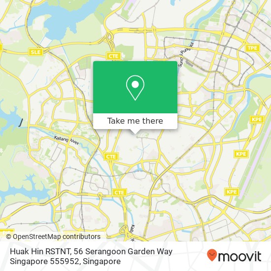 Huak Hin RSTNT, 56 Serangoon Garden Way Singapore 555952地图