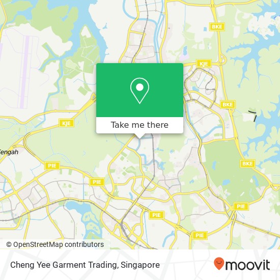 Cheng Yee Garment Trading, Bukit Batok West Ave 4 Singapore 659125 map