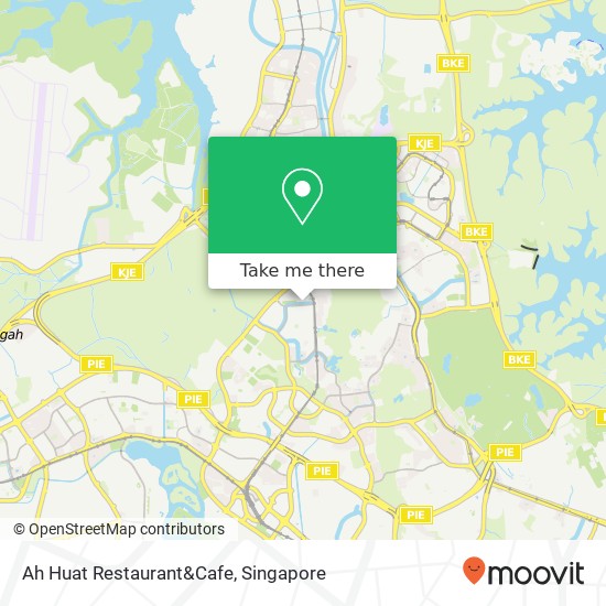 Ah Huat Restaurant&Cafe, Bukit Batok West Ave 7 Singapore map