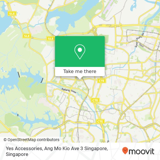 Yes Accessories, Ang Mo Kio Ave 3 Singapore map