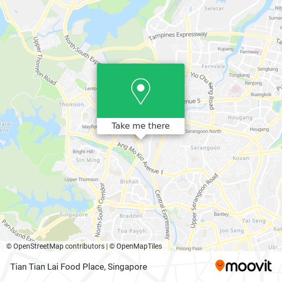 Tian Tian Lai Food Place map