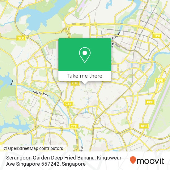 Serangoon Garden Deep Fried Banana, Kingswear Ave Singapore 557242 map