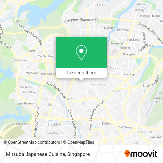 Mitsuba Japanese Cuisine map