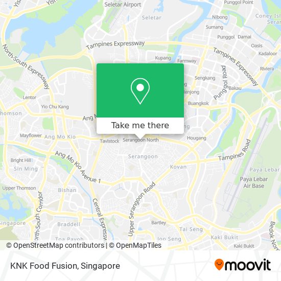 KNK Food Fusion map