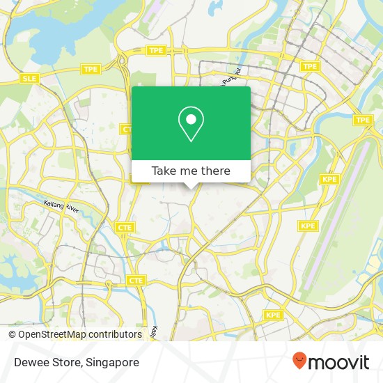 Dewee Store, Serangoon North Ave 1 Singapore map