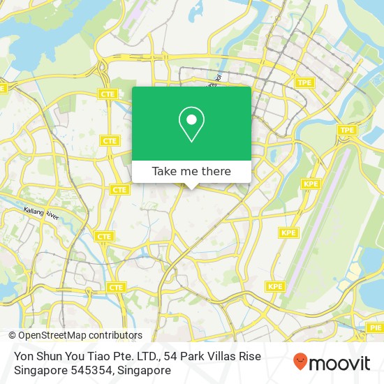 Yon Shun You Tiao Pte. LTD., 54 Park Villas Rise Singapore 545354 map