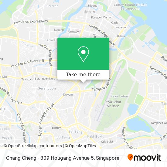 Chang Cheng - 309 Hougang Avenue 5 map
