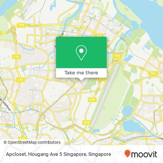 Apcloset, Hougang Ave 5 Singapore map
