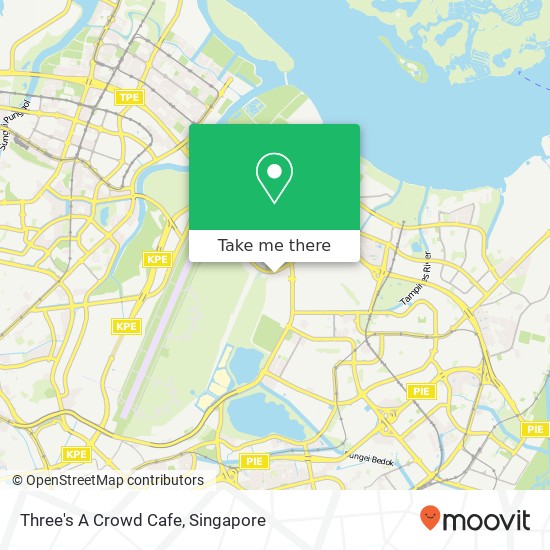 Three's A Crowd Cafe, Tampines Ave Singapore 529785 map