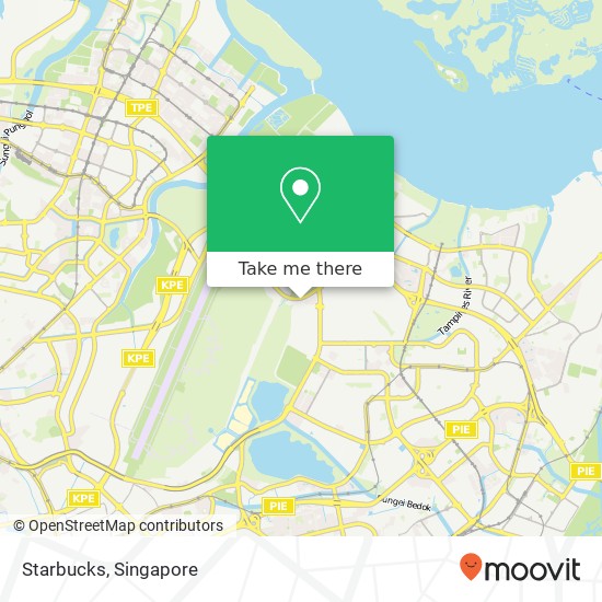 Starbucks, 4 Tampines Ave Singapore地图
