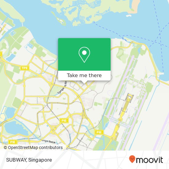 SUBWAY, Singapore地图