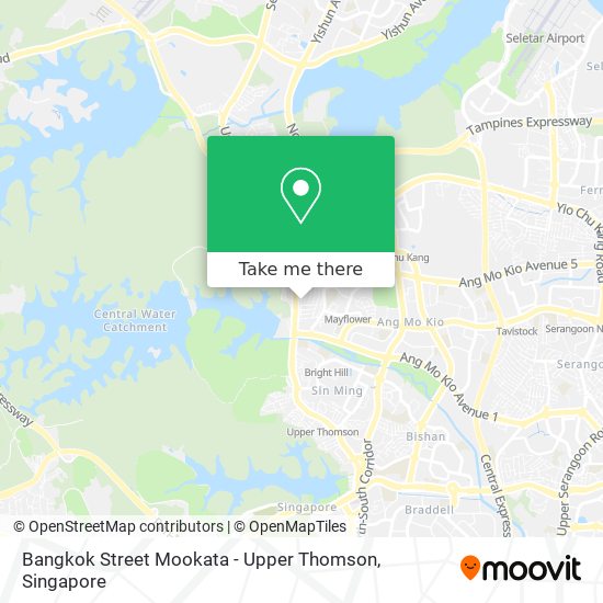 Bangkok Street Mookata - Upper Thomson map