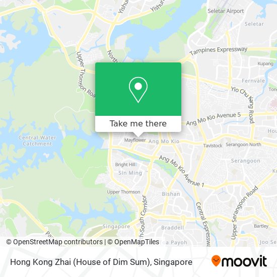 Hong Kong Zhai (House of Dim Sum) map