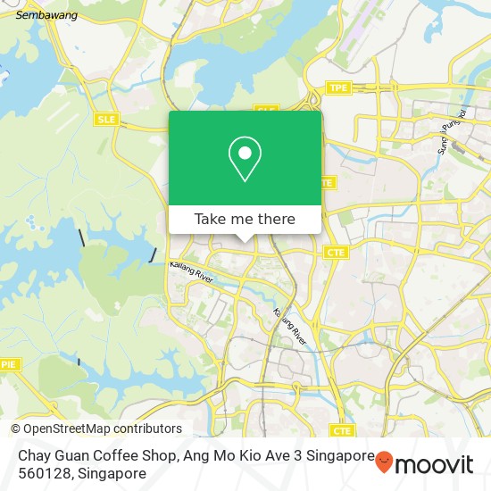 Chay Guan Coffee Shop, Ang Mo Kio Ave 3 Singapore 560128 map