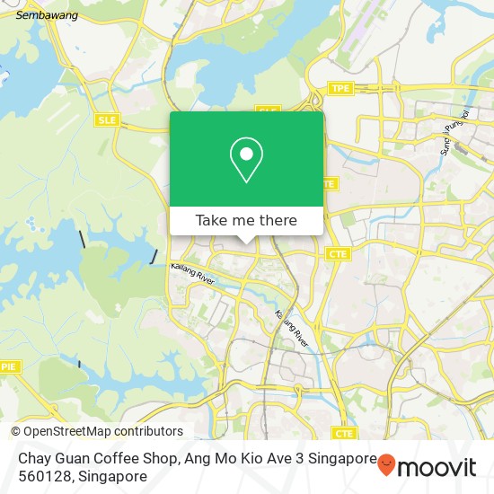 Chay Guan Coffee Shop, Ang Mo Kio Ave 3 Singapore 560128地图