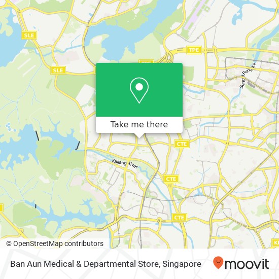 Ban Aun Medical & Departmental Store, Ang Mo Kio Ave 6 Singapore map