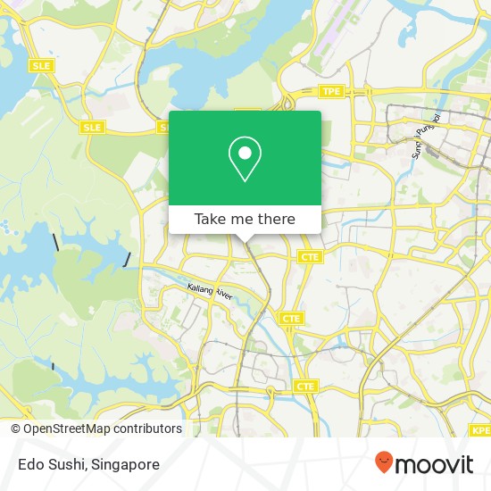 Edo Sushi, Ang Mo Kio Ave 8 Singapore地图