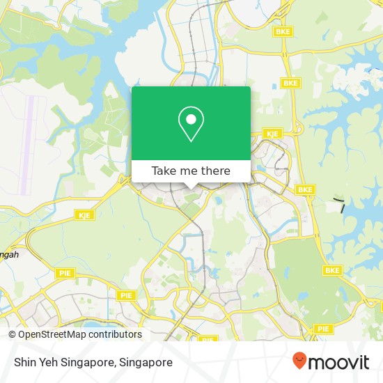 Shin Yeh Singapore, Singapore map