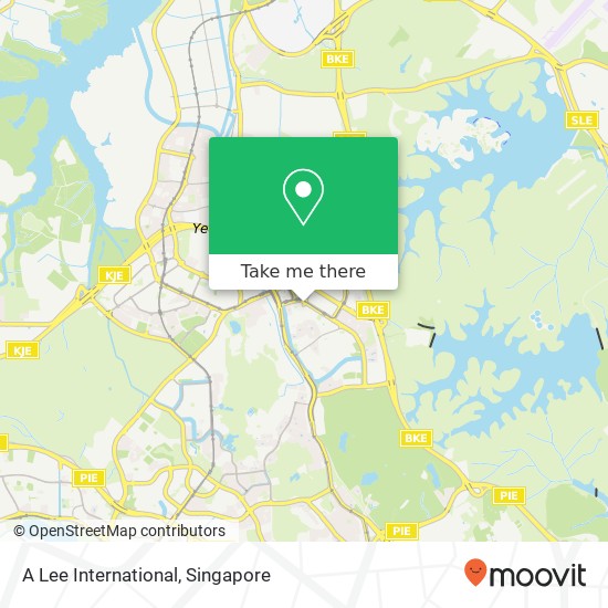 A Lee International, Singapore map