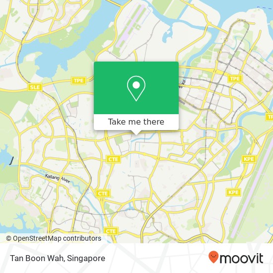 Tan Boon Wah, Singapore map