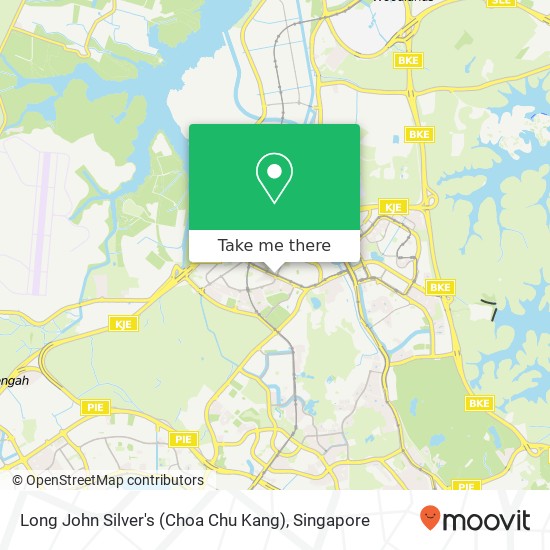 Long John Silver's (Choa Chu Kang), Choa Chu Kang Way Singapore map