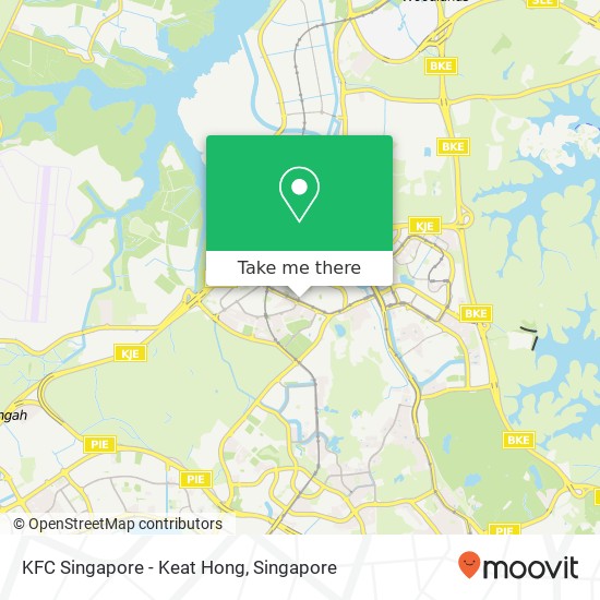 KFC Singapore - Keat Hong, Singapore map
