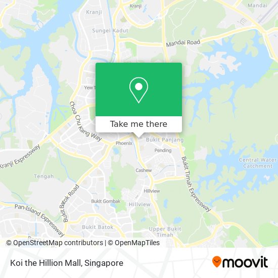 Koi the Hillion Mall map