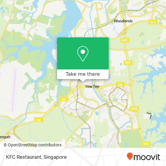 KFC Restaurant, Singapore map