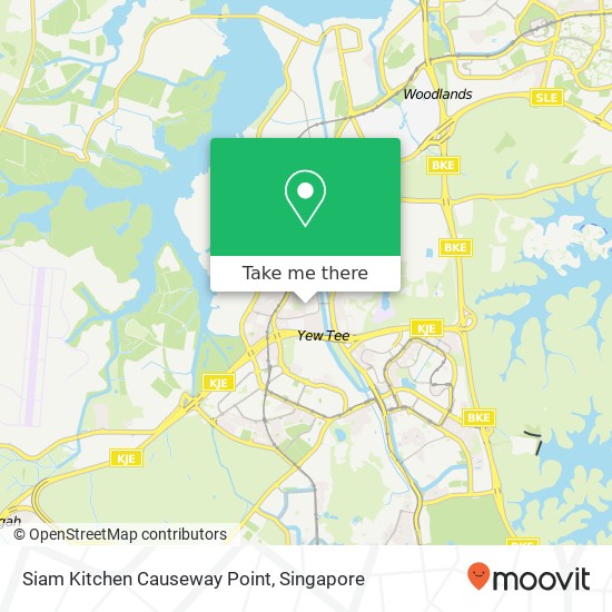Siam Kitchen Causeway Point, Singapore map