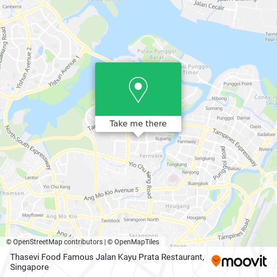 Thasevi Food Famous Jalan Kayu Prata Restaurant map