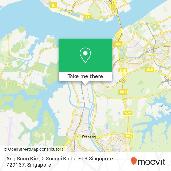 Ang Soon Kim, 2 Sungei Kadut St 3 Singapore 729137 map