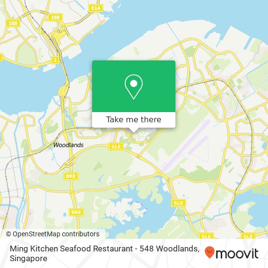 Ming Kitchen Seafood Restaurant - 548 Woodlands, Woodlands Dr 44 Singapore map