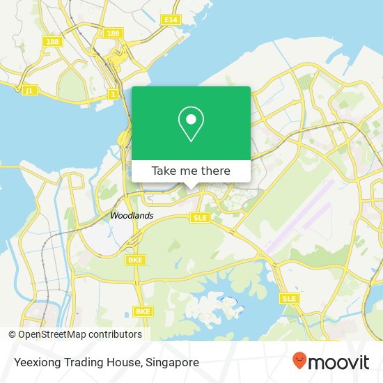 Yeexiong Trading House, Woodlands Ave 1 Singapore map