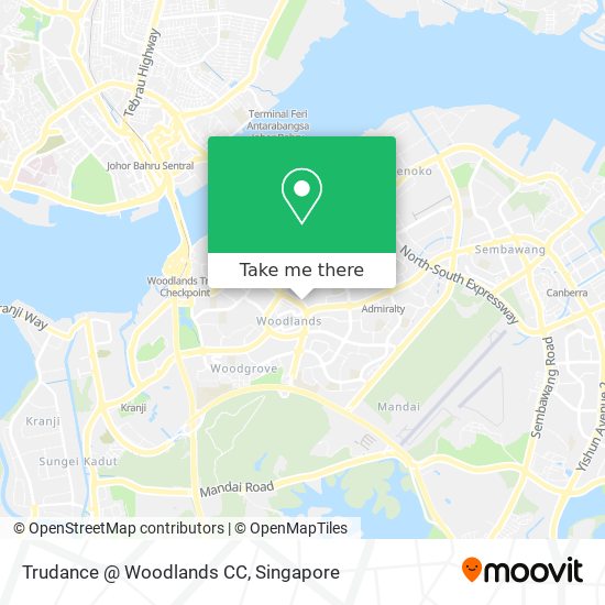 Trudance @ Woodlands CC map