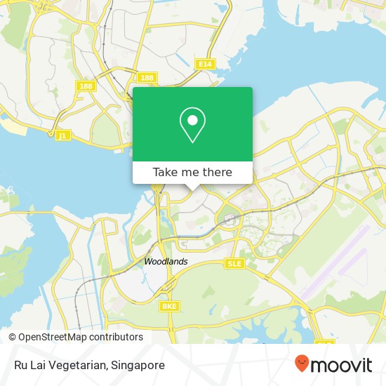 Ru Lai Vegetarian, 20 Marsiling Ln Singapore 730020地图